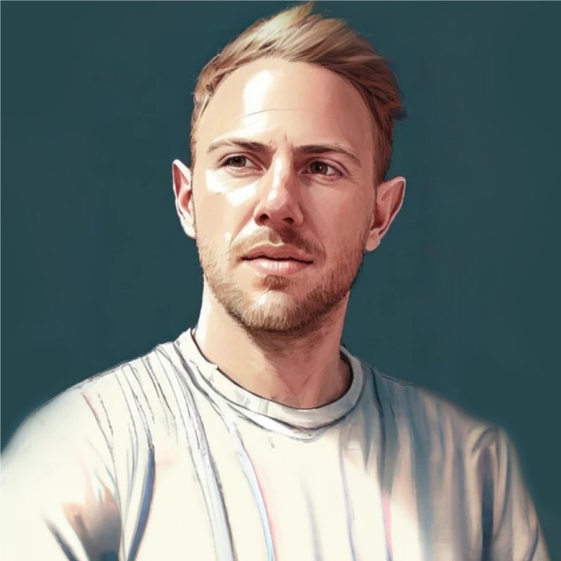 a man in a white shirt